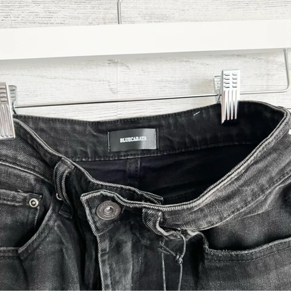 Bluecarats The McQueen Slim Fit Jean in Black size 28.